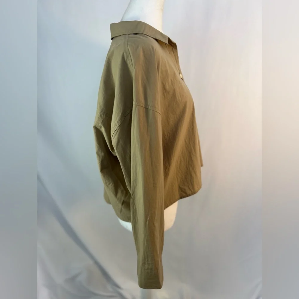 NEW / madewell cropped shirt